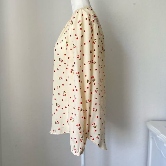 Lauren Conrad Cherry print Top - Picture 2 of 5